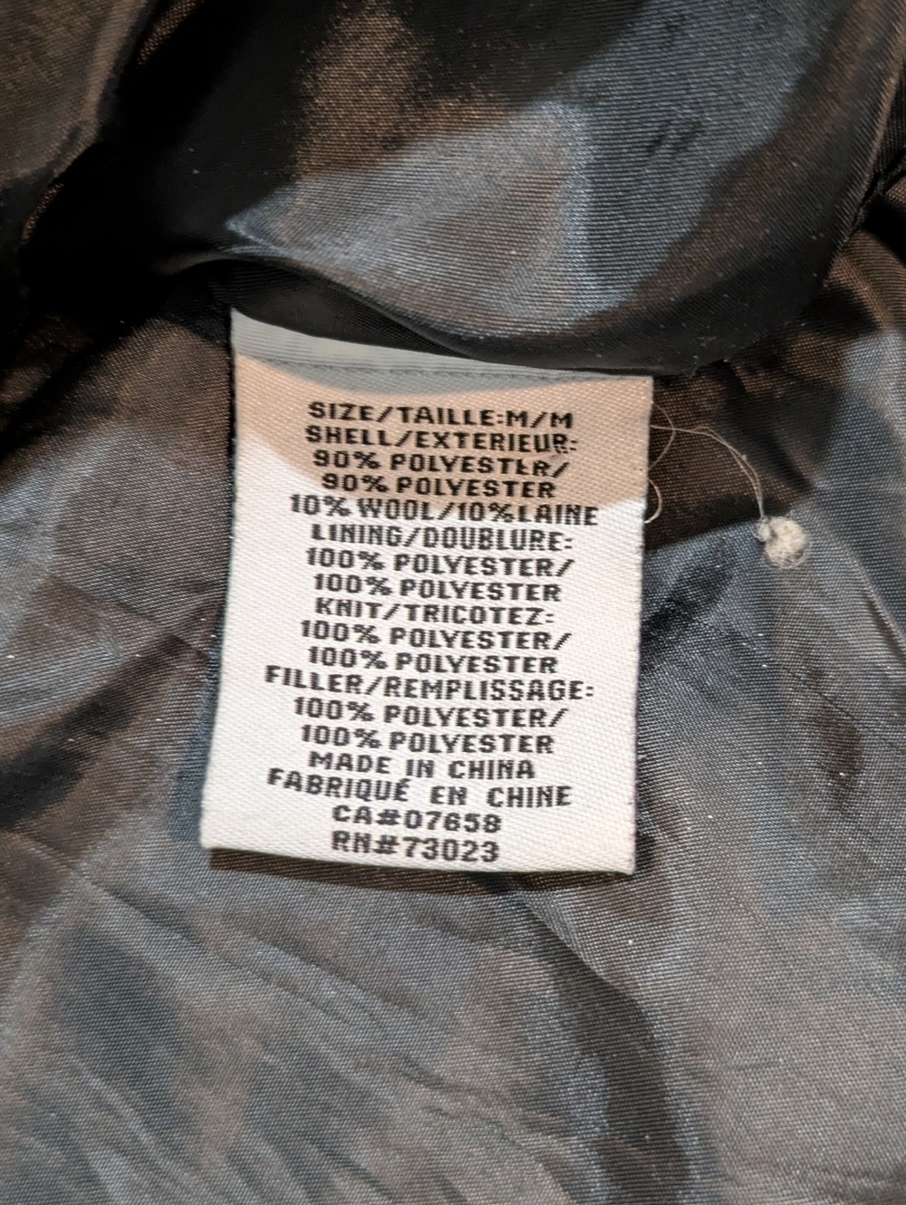 Urban Heritage Charcoal Gray Wool Pea Coat - Size Medium - Picture 4 of 7
